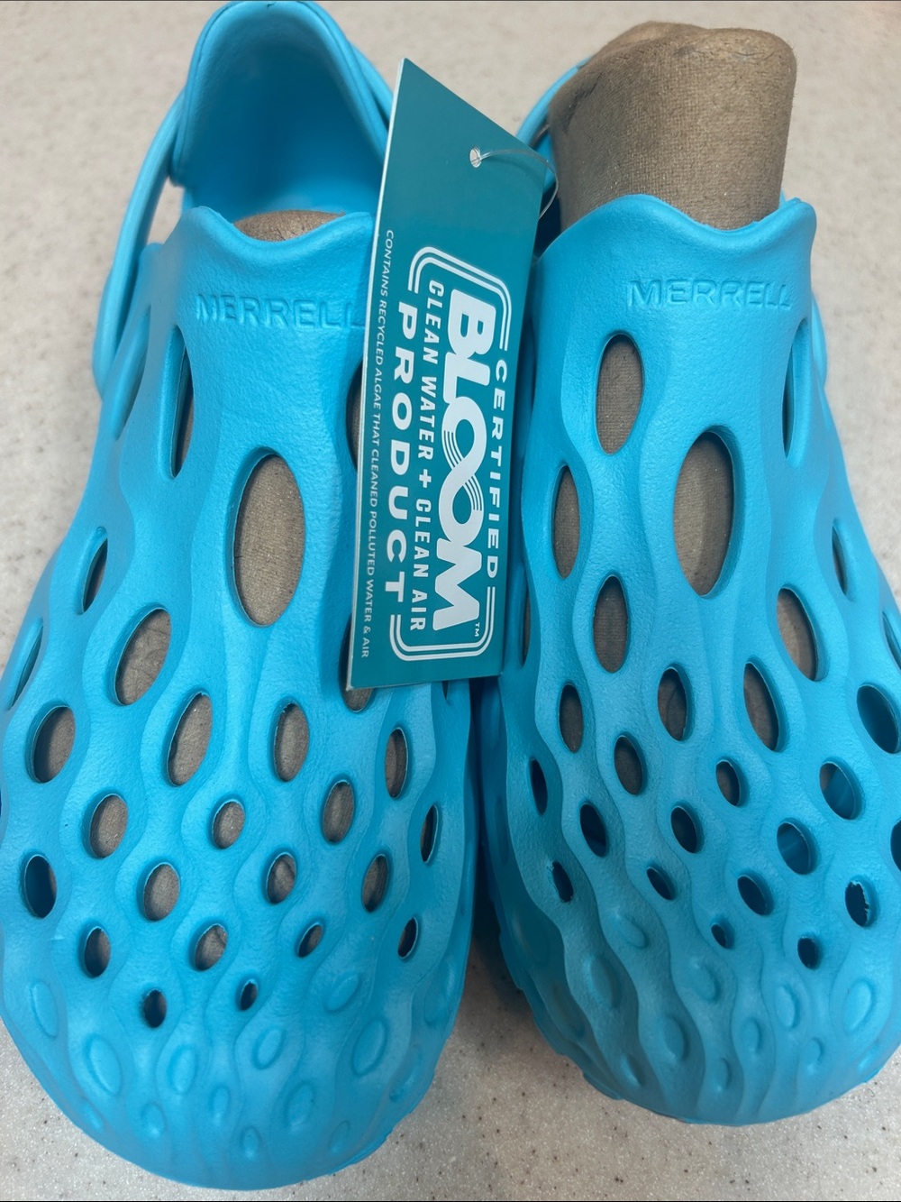 NWT Merrell Women’s Blue Slip-On Bloom Water Clog/Shoe-Size 6